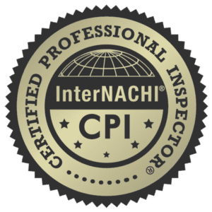 InterNACHI Certified Professional Inspector (CPI) designation demonstrating advanced training, professionalism, and commitment to industry standards.